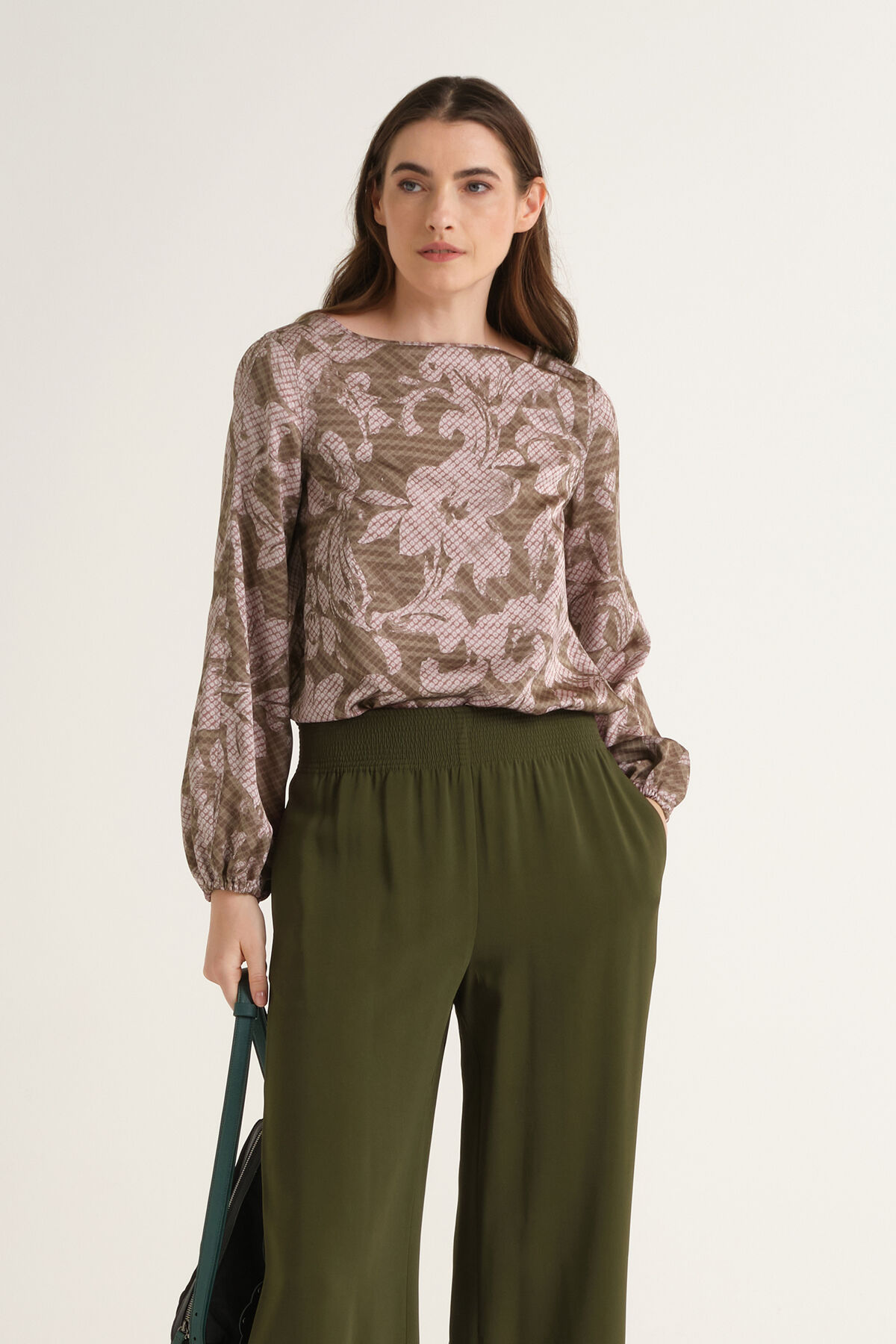Maliparmi SWEET FOLIAGE SHIRT Pink JM560050688 Maliparmi SWEET FOLIAGE SHIRT Pink JM560050688