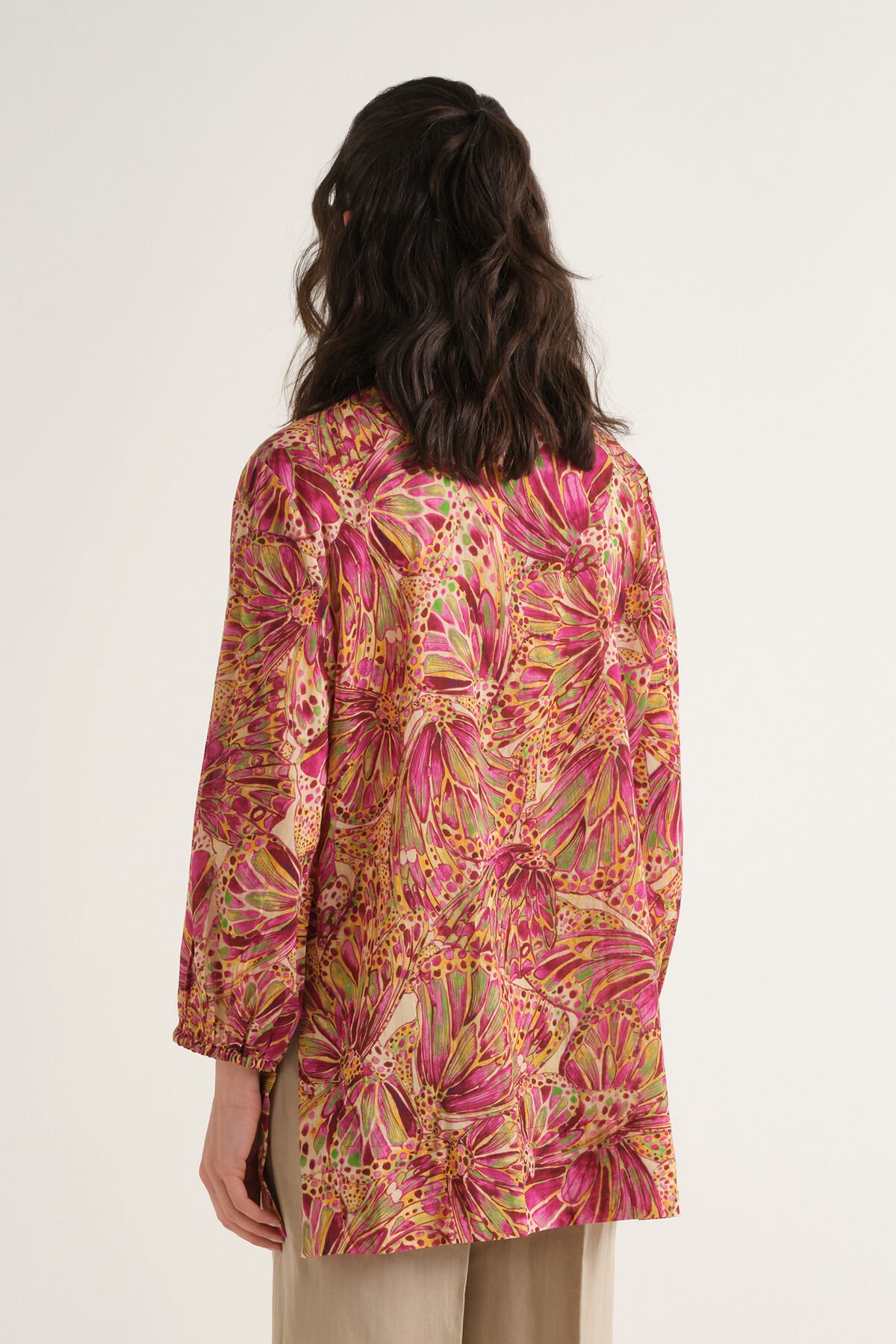 Malìparmi SWEET BUTTERFLY SHIRT Yellow JM557415217