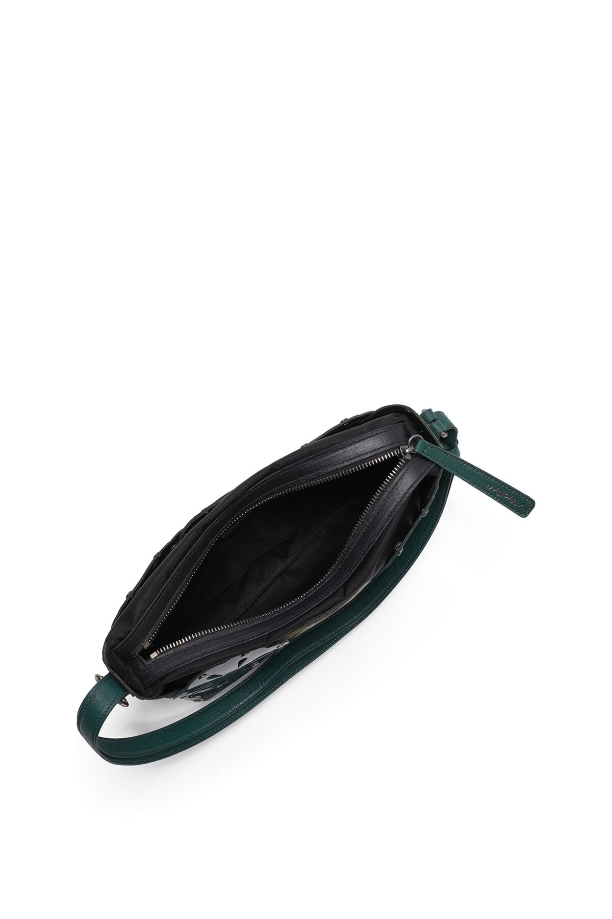 Maliparmi FLOWER BAG LEATHER BLOOM Verde Scuro BH031101574 Maliparmi FLOWER BAG LEATHER BLOOM Verde Scuro BH031101574