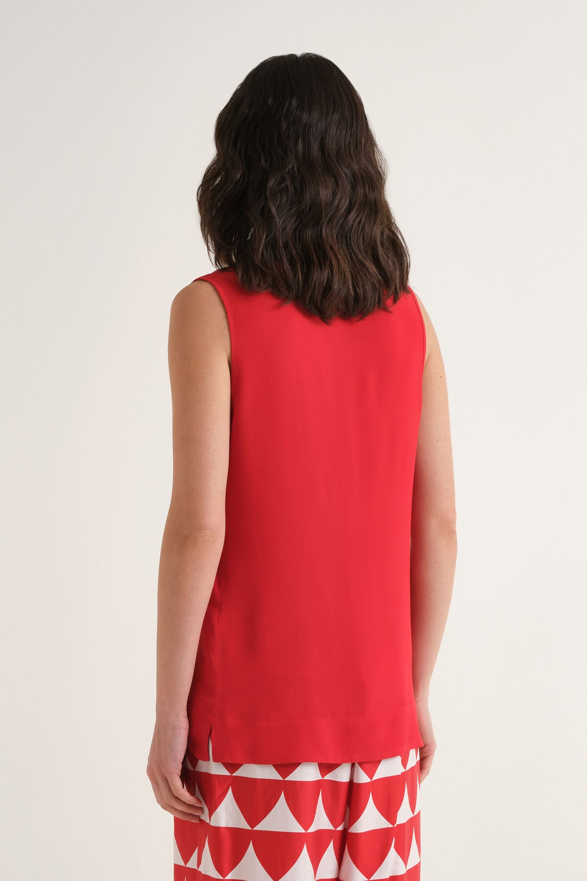 Malìparmi FLUID CREPE TOP Coral JP554050672 Malìparmi FLUID CREPE TOP Coral JP554050672
