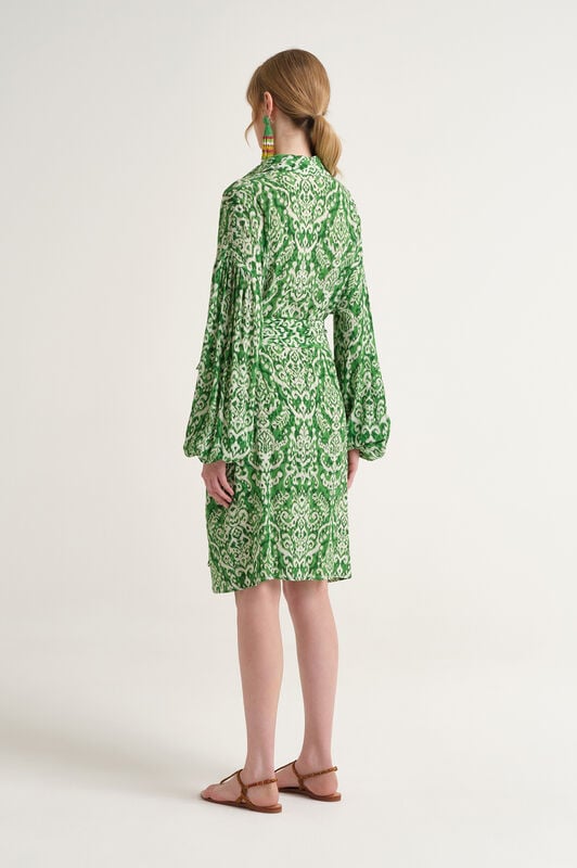 Malìparmi DREAMSCAPE IKAT KLEID Grün JF672050671 Malìparmi DREAMSCAPE IKAT KLEID Grün JF672050671