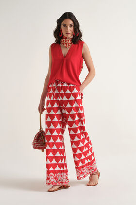 Malìparmi OPTICAL BRODERIE HOSE Rot JH807315216