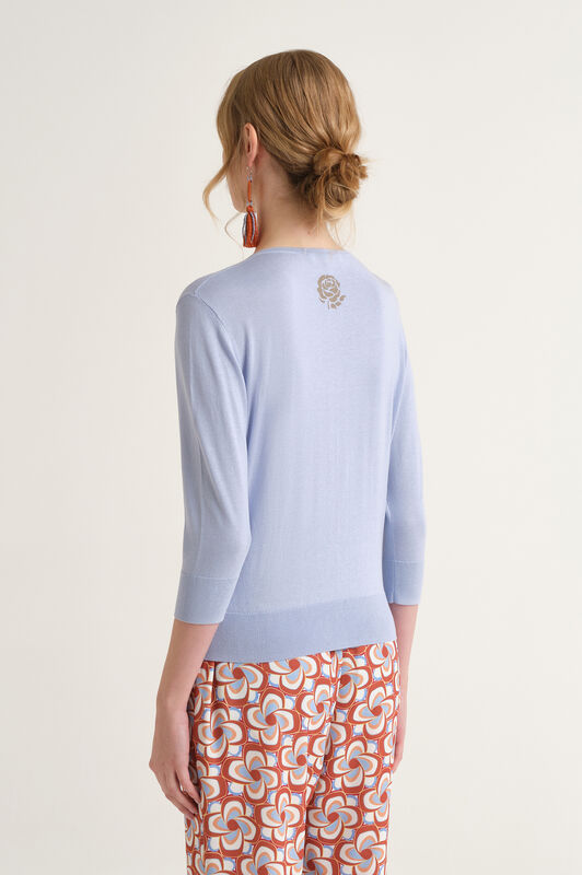 Malìparmi COLOURS OF THE WORLD CARDIGAN Light Blue JN218278074
