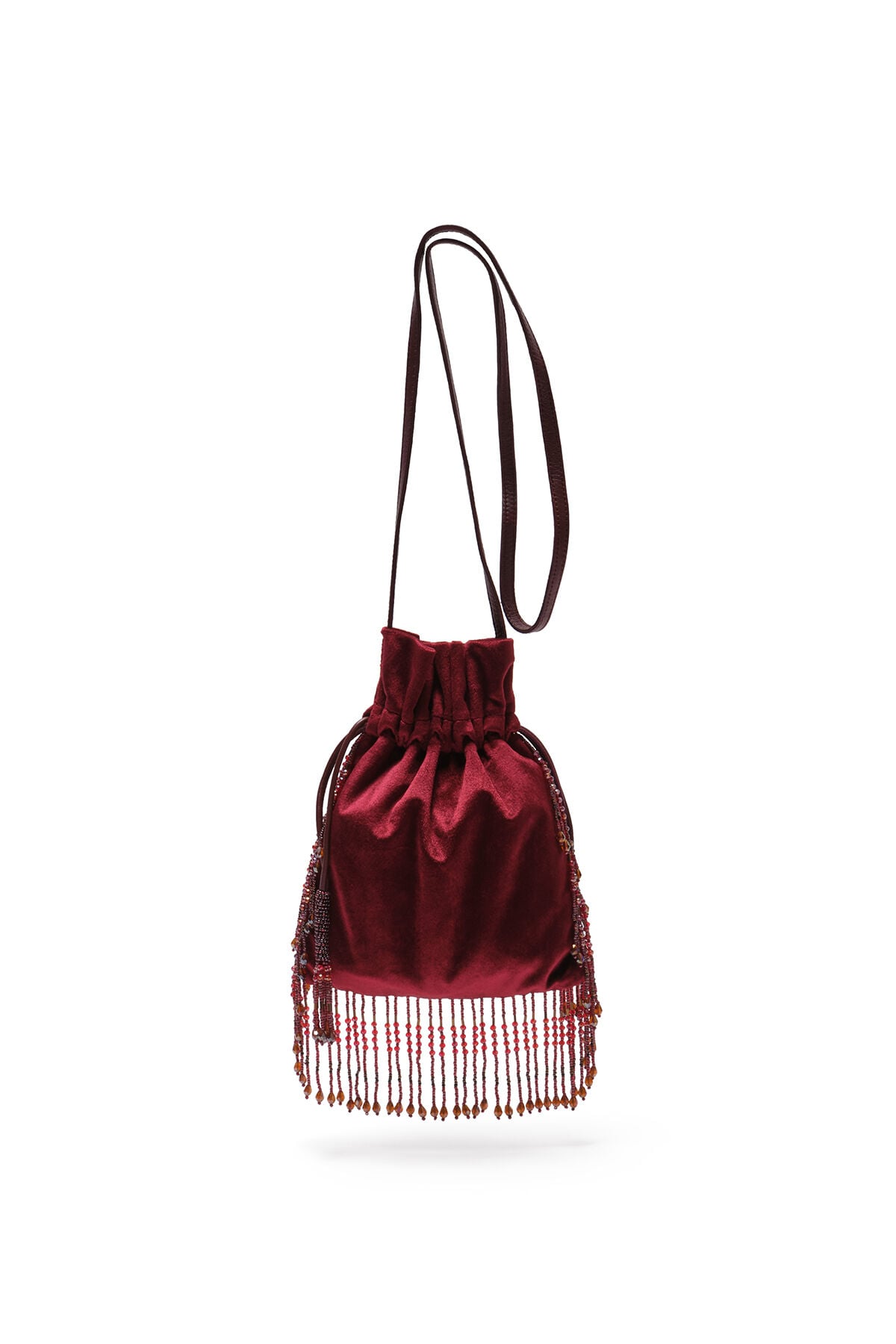 Maliparmi EMBROIDERY RUGIADA POUCH Burgundy OP009861055 Maliparmi EMBROIDERY RUGIADA POUCH Burgundy OP009861055