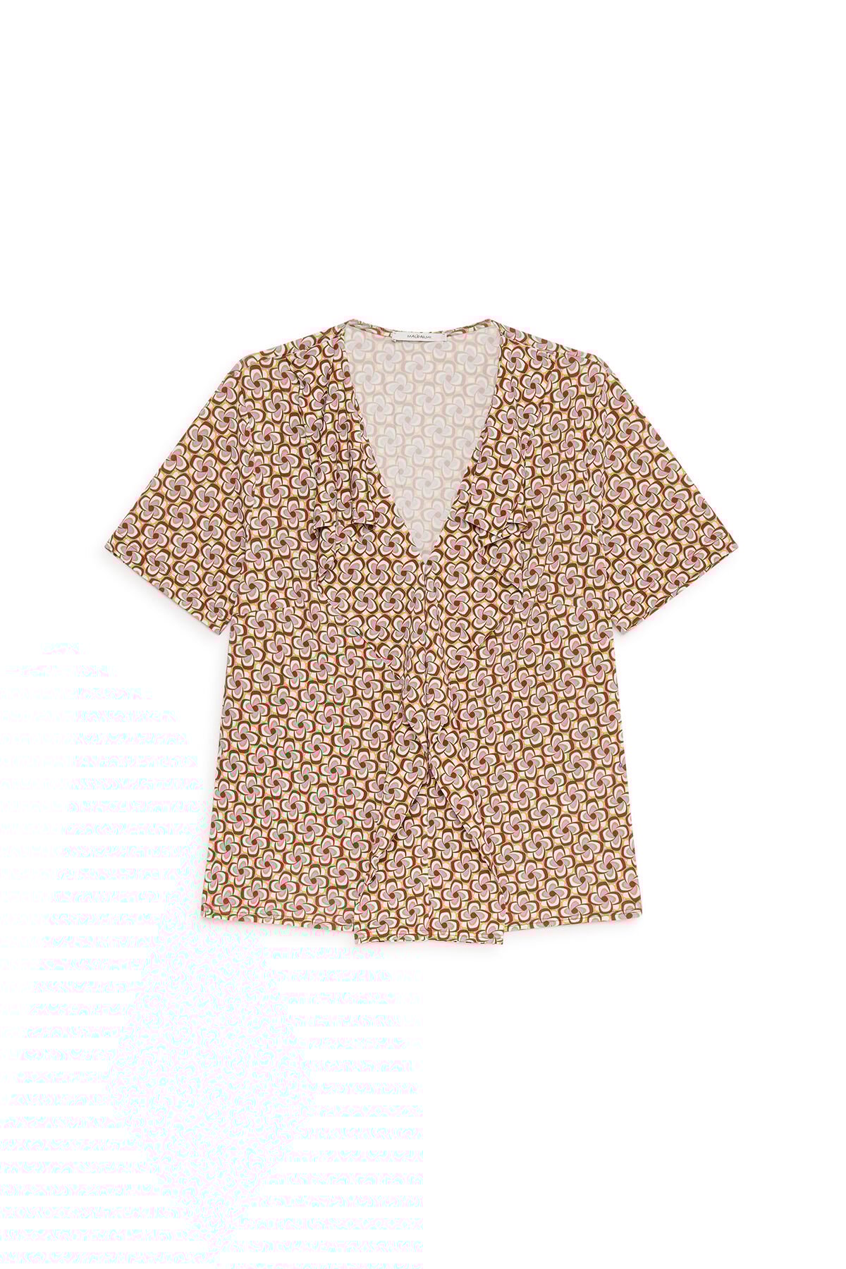 Malìparmi MINI MOULINÉ TOP Brown JP556770675 Malìparmi MINI MOULINÉ TOP Brown JP556770675