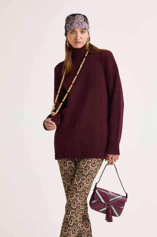 Maliparmi MAGLIA CASHMERE MERINOS Mosto JQ511274315