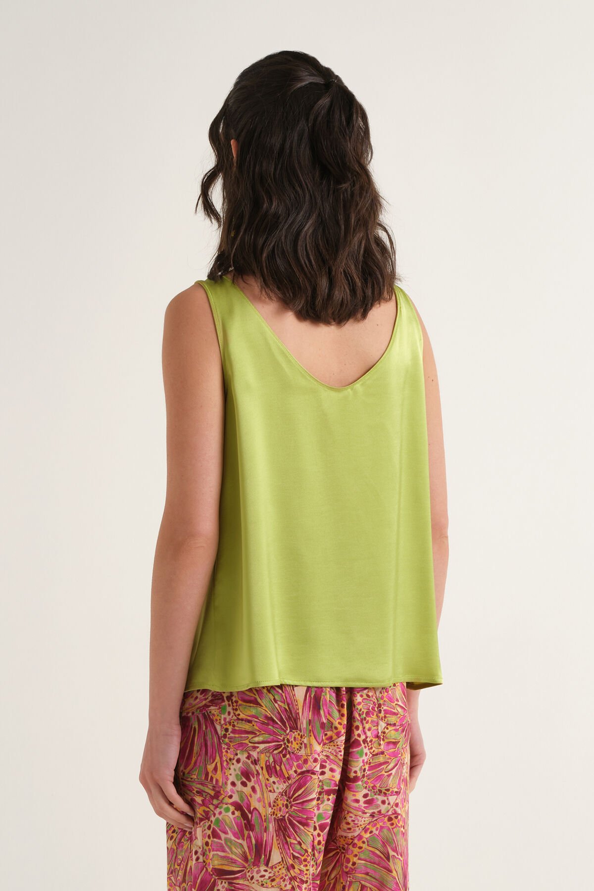 Malìparmi SHINY CADY TOP Verde JP556950631