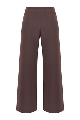 Maliparmi SLEEK MATTE TROUSER Cool Brown JH805350689