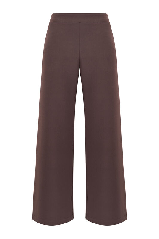 Maliparmi SLEEK MATTE TROUSER Cool Brown JH805350689 Maliparmi SLEEK MATTE TROUSER Cool Brown JH805350689