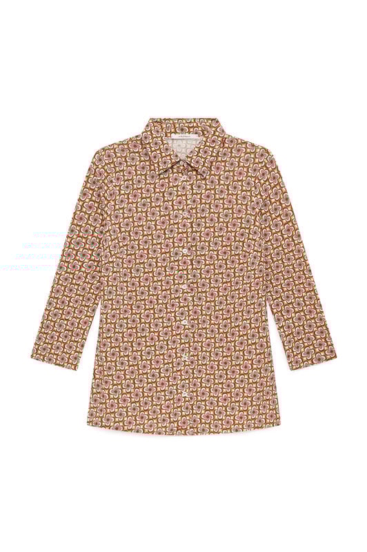 Malìparmi MINI MOULINÈ SHIRT Brown JM558870675