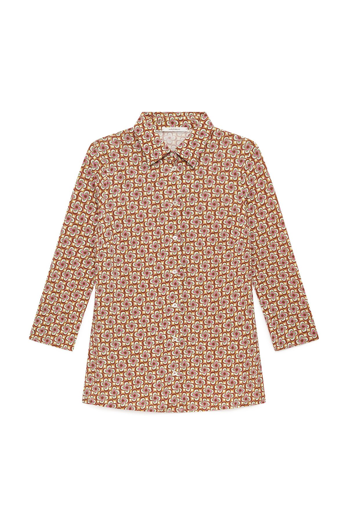 Malìparmi MINI MOULINÈ SHIRT Brown JM558870675