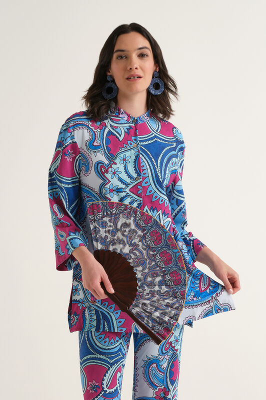 Malìparmi HIPPIE LOTUS KAFTAN Light Blue JM557570671