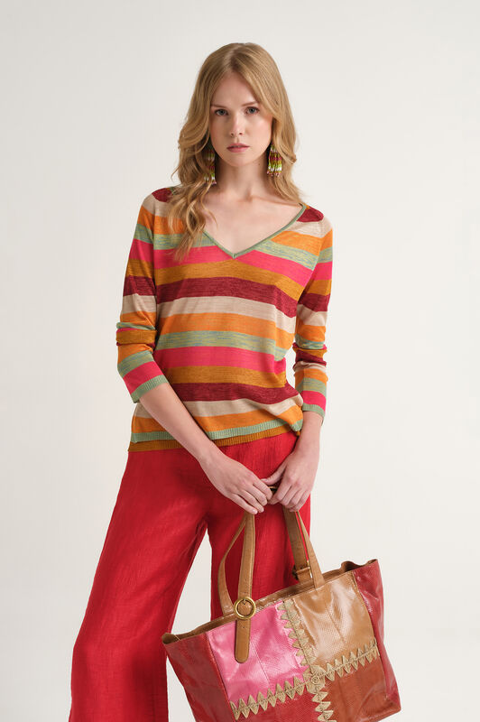 Malìparmi VISCOSE FLUID PULL Rouille JQ512177100