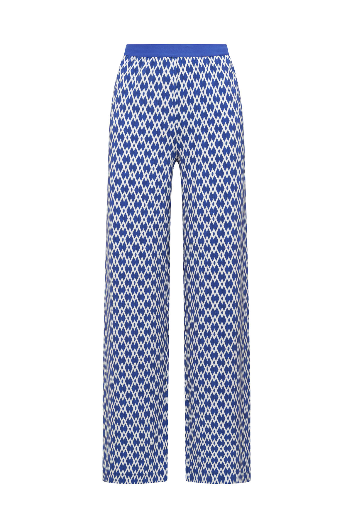 Malìparmi DIAMOND GLOW TROUSERS Blue JH753070674 Malìparmi DIAMOND GLOW TROUSERS Blue JH753070674