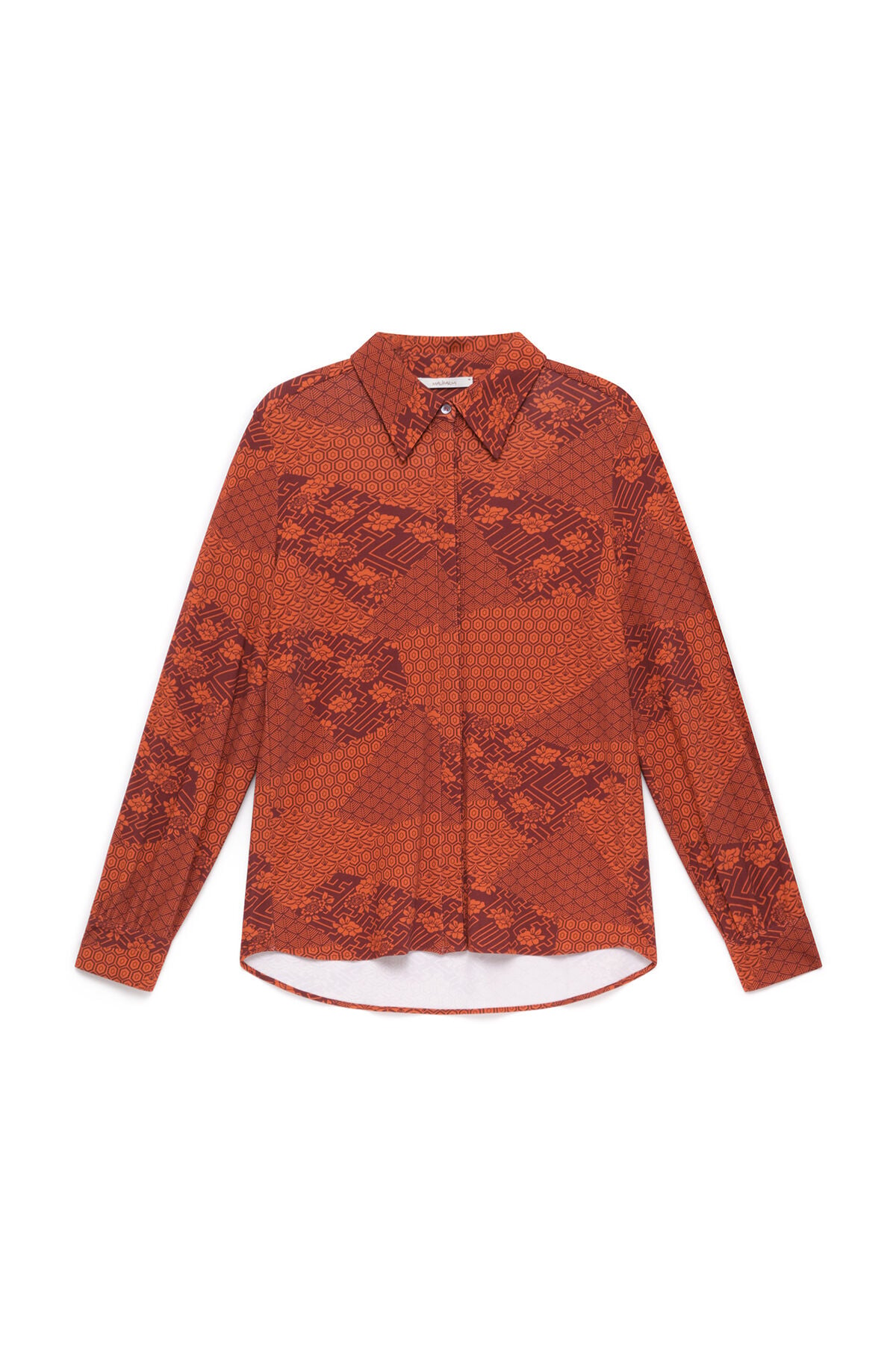 Maliparmi MOSAIC KIMONO SHIRT Red JM556470679