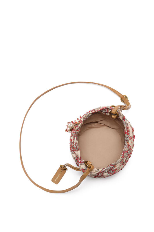 Malìparmi SUNSET PAISLEY BUCKET BAG Beige BS007190218