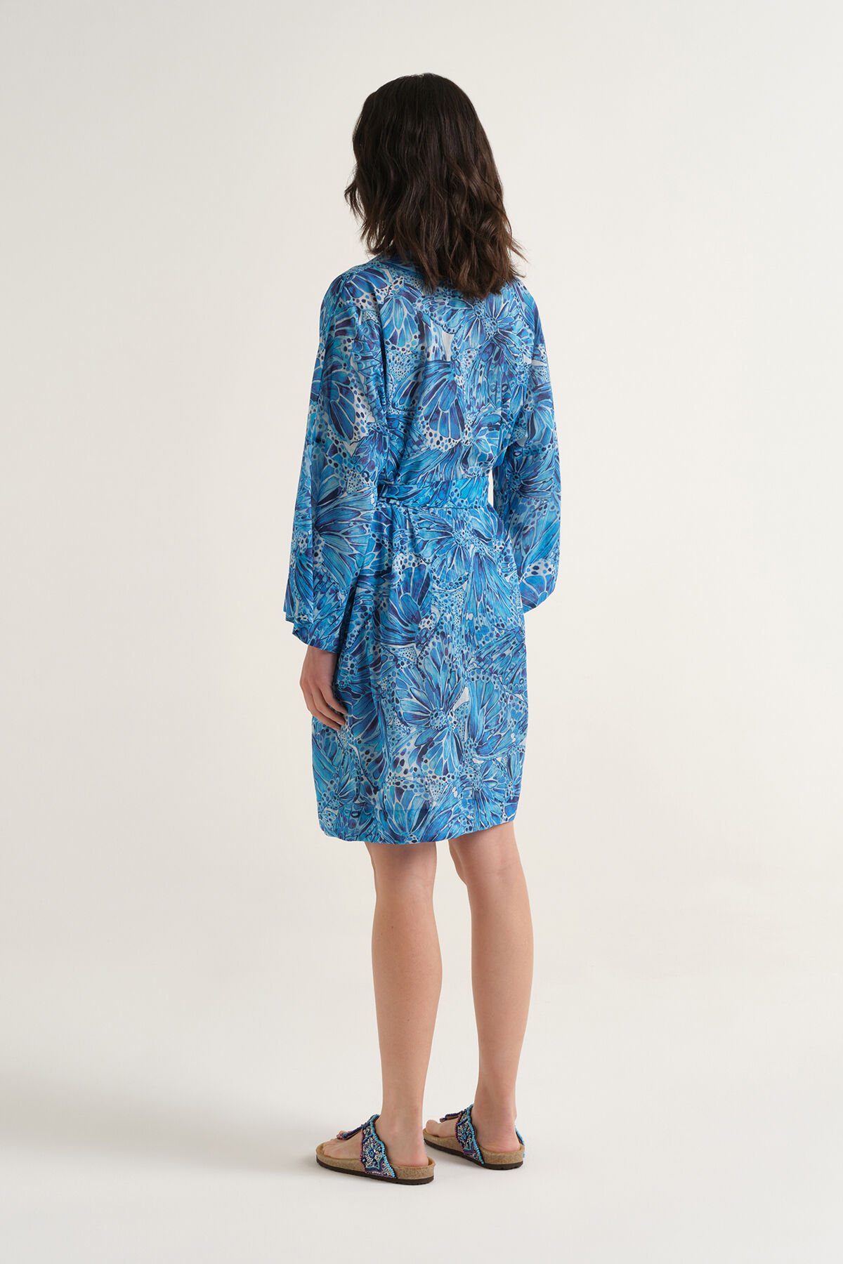 Malìparmi SWEET BUTTERFLY ROBE Bleu Clair JF669615217