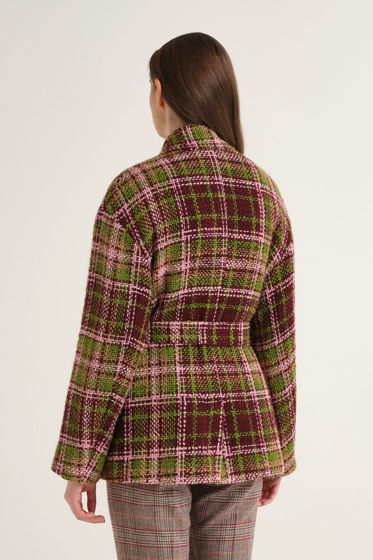 Maliparmi CHUNKY BOUCLÉ CHAQUETÓN Verde JA536920300 Maliparmi CHUNKY BOUCLÉ CHAQUETÓN Verde JA536920300