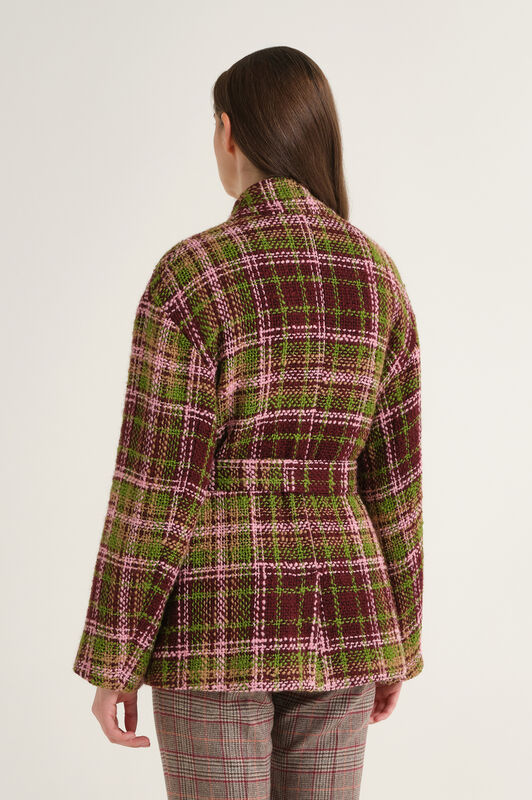 Maliparmi CHUNKY BOUCLÉ CHAQUETÓN Verde JA536920300 Maliparmi CHUNKY BOUCLÉ CHAQUETÓN Verde JA536920300