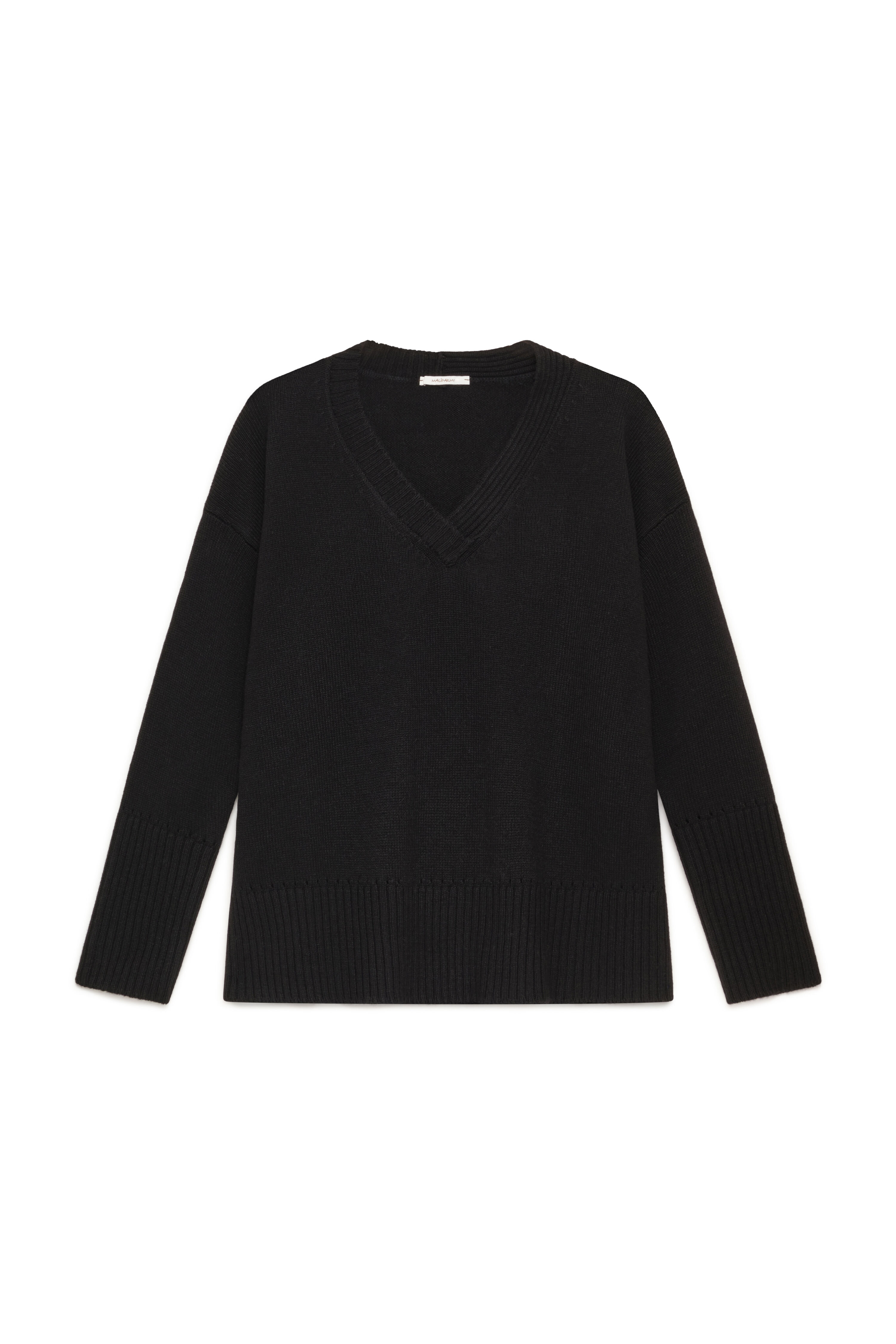 Maliparmi MAGLIA CASHMERE MERINOS Nero JQ513374315 Maliparmi MAGLIA CASHMERE MERINOS Nero JQ513374315