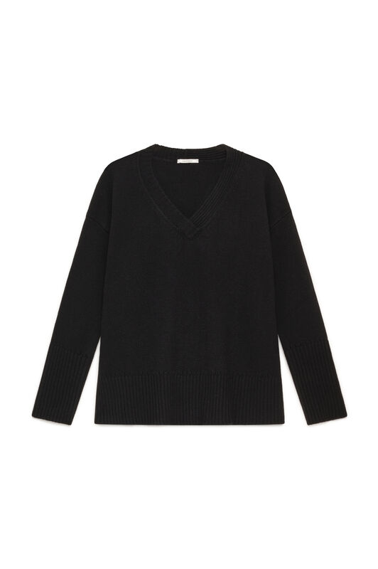 Maliparmi MAGLIA CASHMERE MERINOS Nero JQ513374315 Maliparmi MAGLIA CASHMERE MERINOS Nero JQ513374315