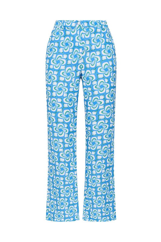 Malìparmi MOULINÉ CADY TROUSERS Blue JH105050668