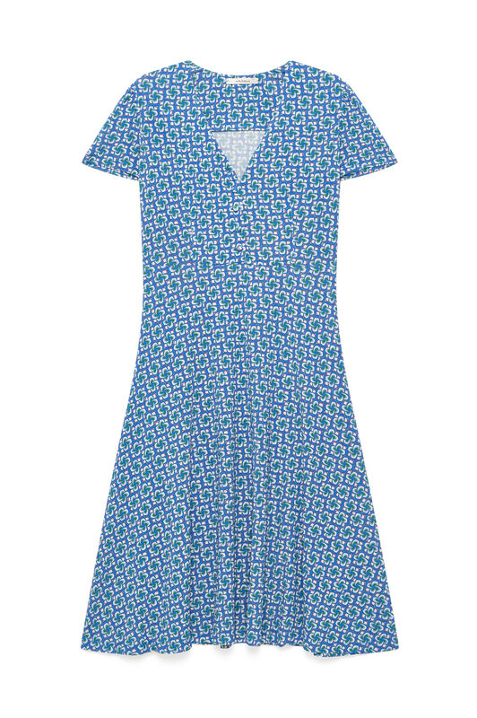 Malìparmi MINI MOULINÉ DRESS Blue JF679770675