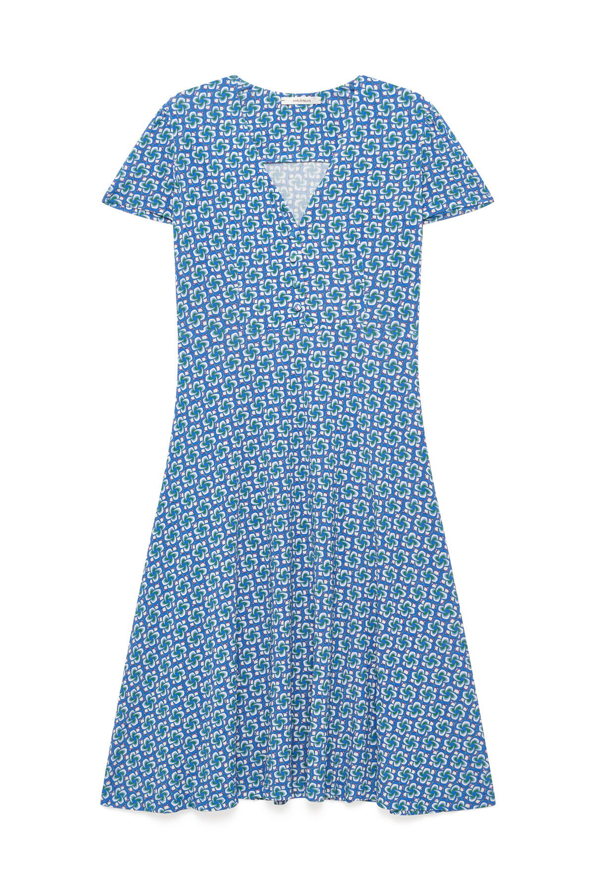 Malìparmi MINI MOULINÉ DRESS Blue JF679770675