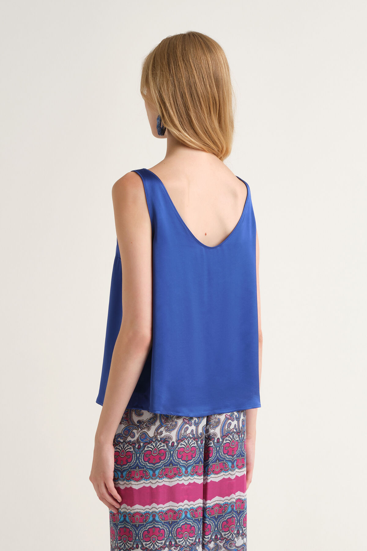 Malìparmi SHINY CADY TOP Cobalt JP556950631