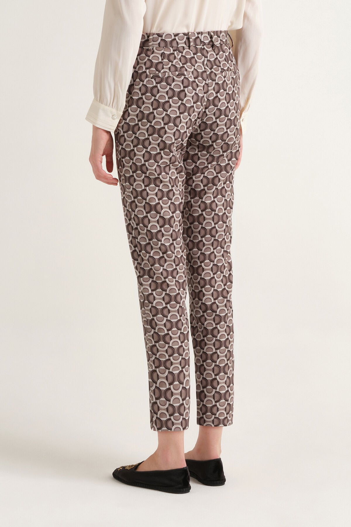 Maliparmi GRAPHIC ORBIT TROUSER Grey JH801550687 Maliparmi GRAPHIC ORBIT TROUSER Grey JH801550687