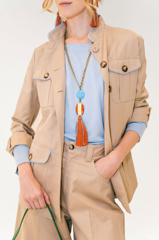 Malìparmi ELEGANT STONE COLLIER Marron TC052791259