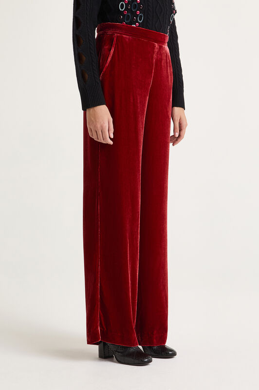 Maliparmi PANTALONE FLUID VELVET Ruggine JH757961026