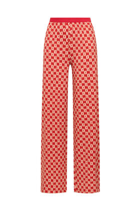 Malìparmi DIAMOND GLOW TROUSERS Red JH753070674