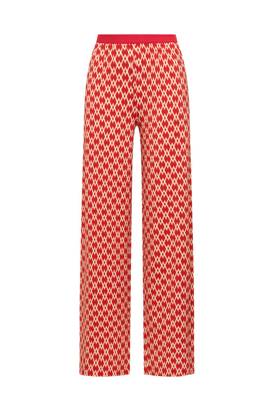 Malìparmi DIAMOND GLOW TROUSERS Red JH753070674