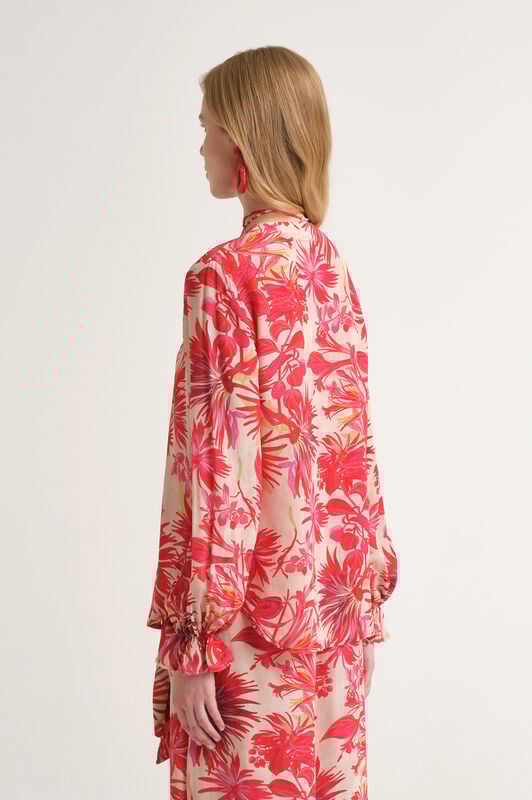 Malìparmi BOTANICAL JUNGLE SHIRT Red JM558350663 Malìparmi BOTANICAL JUNGLE SHIRT Red JM558350663