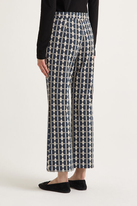 Maliparmi GEOMETRIC JACQUARD TROUSERS Grey JH747960168