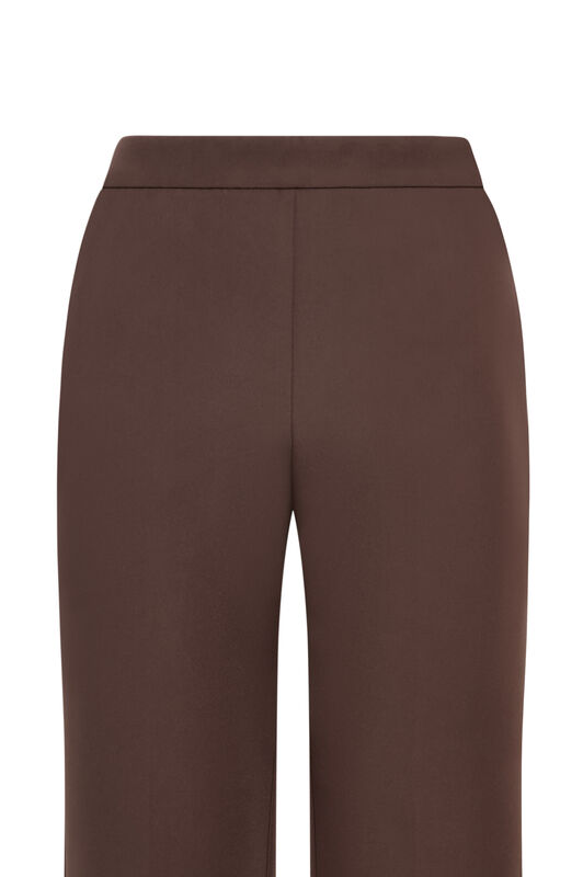Maliparmi SLEEK MATTE TROUSER Cool Brown JH747950689