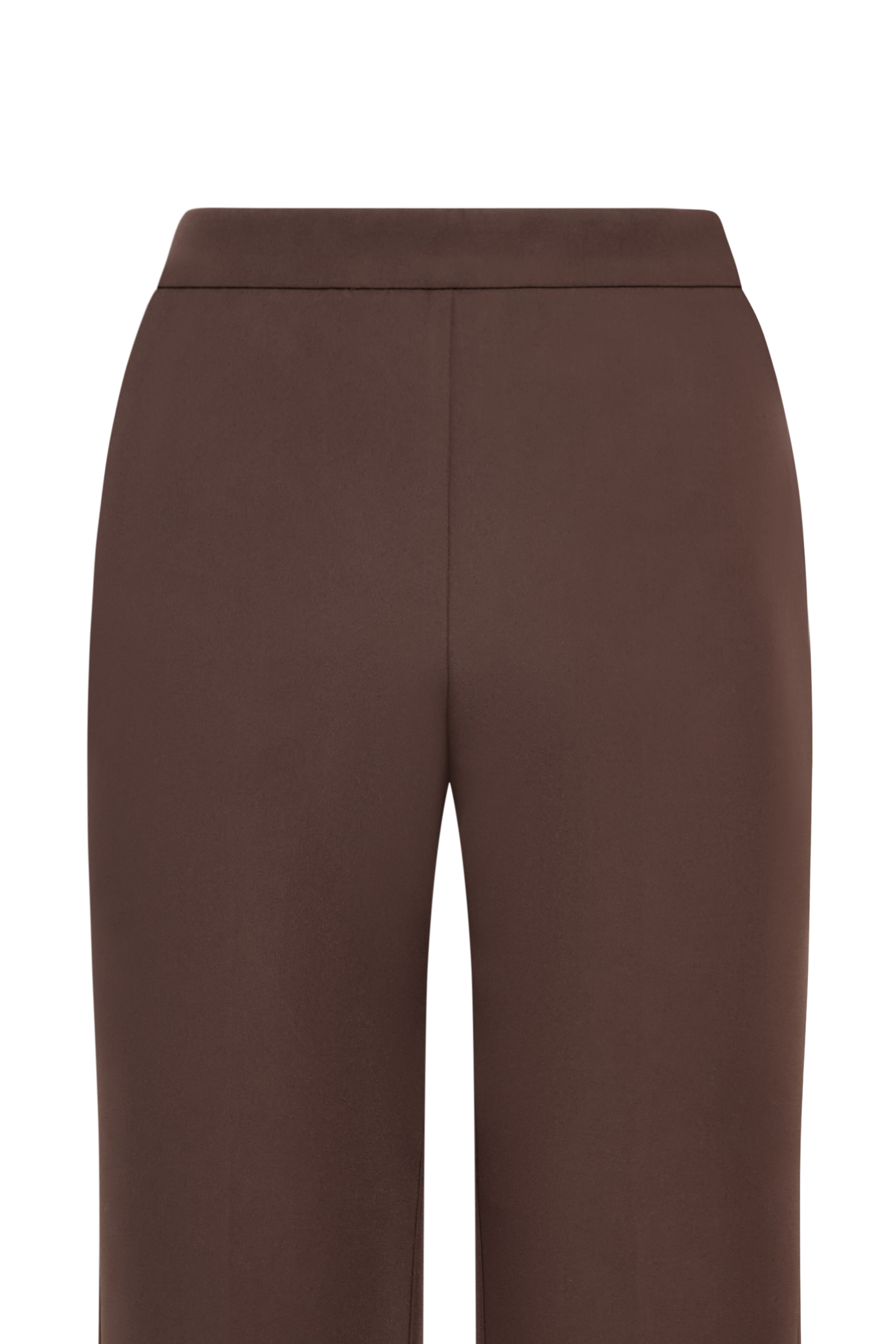Maliparmi SLEEK MATTE TROUSER Cool Brown JH747950689