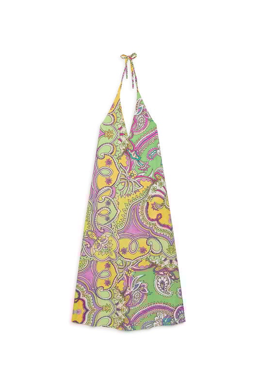 Malìparmi HIPPIE LOTUS ROBE Vert JF671170671