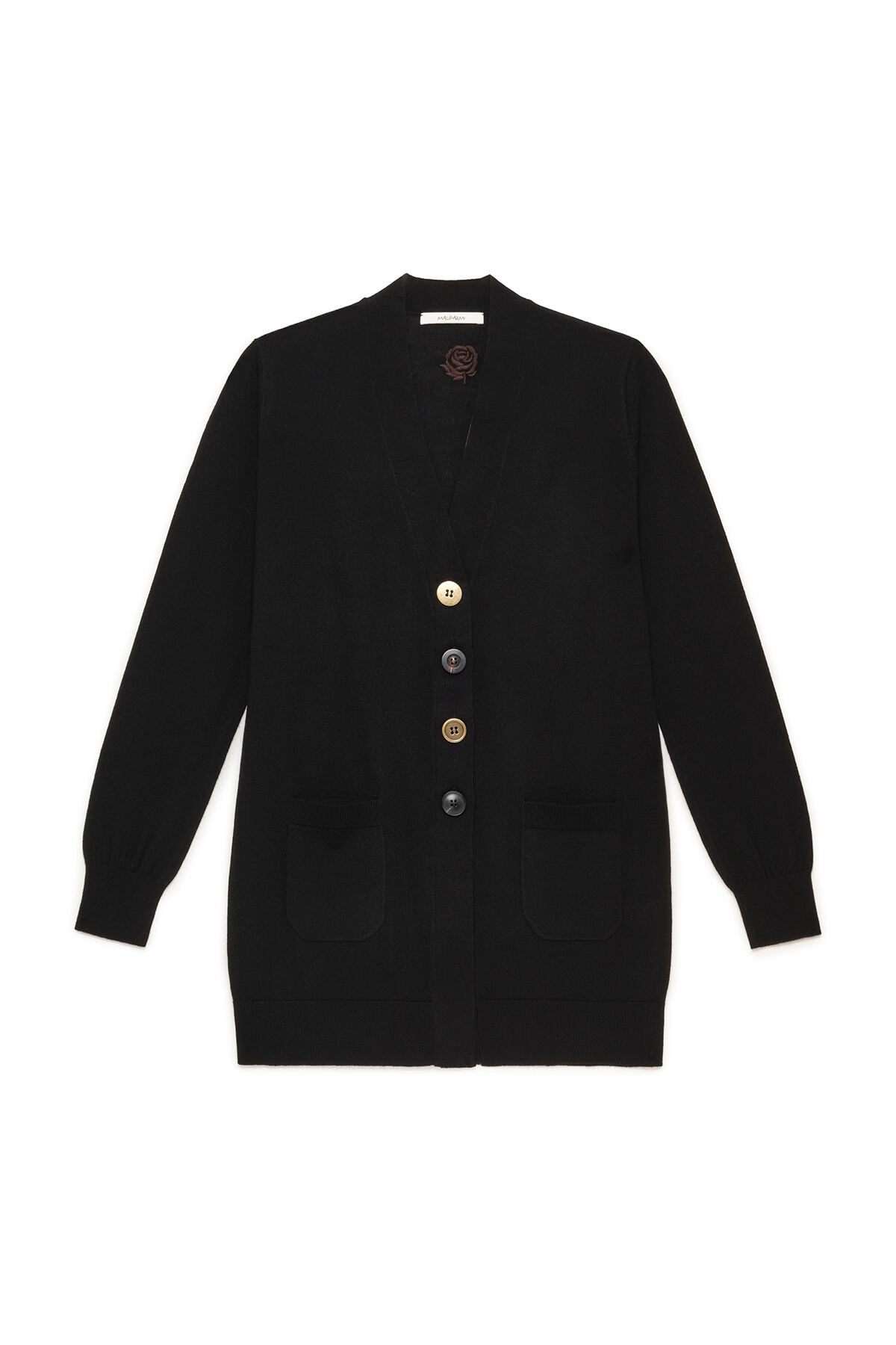 Maliparmi COLOURS OF THE WORLD CARDIGAN Black JN215474230 Maliparmi COLOURS OF THE WORLD CARDIGAN Black JN215474230