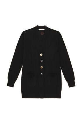 Maliparmi COLOURS OF THE WORLD CARDIGAN Black JN215474230 Maliparmi COLOURS OF THE WORLD CARDIGAN Black JN215474230
