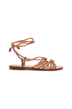 Malìparmi CORD & BEADS SANDAL Red SX097191274