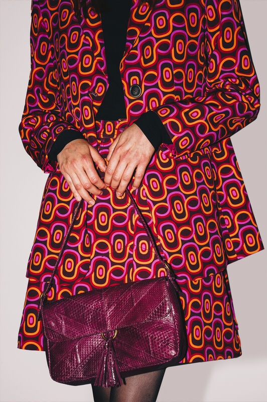 Maliparmi EXOTIC STRIPES BAGUETTE Rouge BT001301556