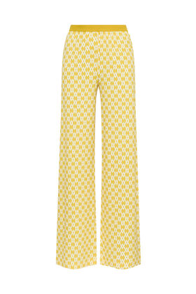 Malìparmi DIAMOND GLOW TROUSERS Yellow JH753070674