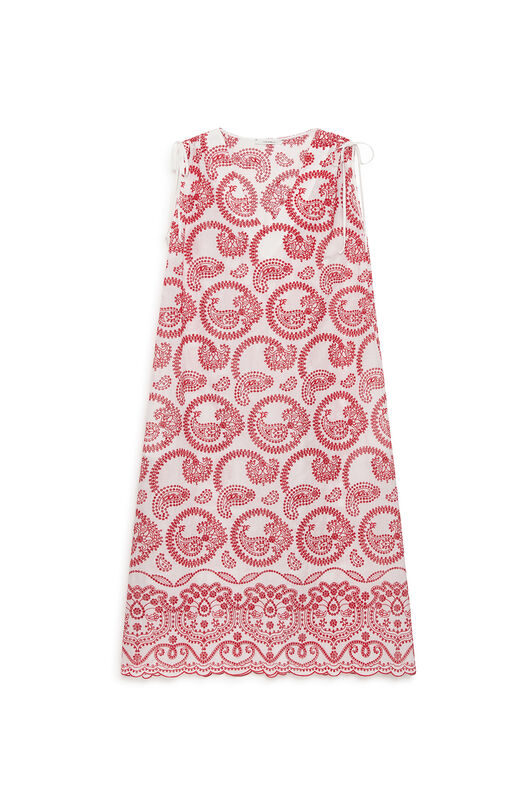 Malìparmi BRODERIE ANGLAISE ROBE Rouge JF669315218