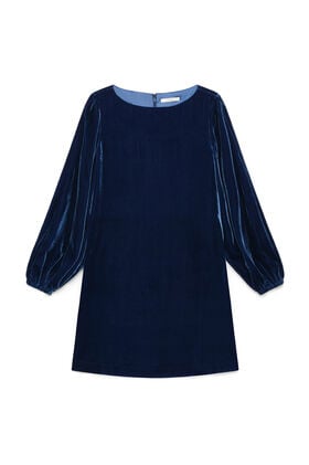 Maliparmi VELVET FLOW VESTIDO Azul JF681062026 Maliparmi VELVET FLOW VESTIDO Azul JF681062026