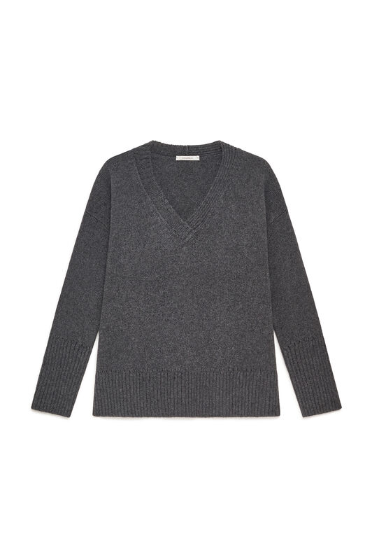 Maliparmi CASHMERE MERINOS KNIT Dark Grey JQ513374315 Maliparmi CASHMERE MERINOS KNIT Dark Grey JQ513374315