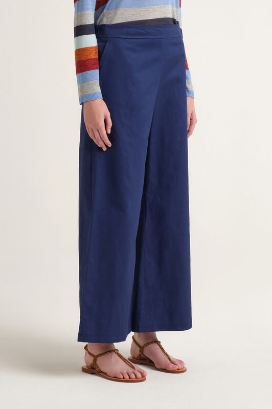 Malìparmi STRETCH COTTON HOSE Marineblau JH805310212 Malìparmi STRETCH COTTON HOSE Marineblau JH805310212