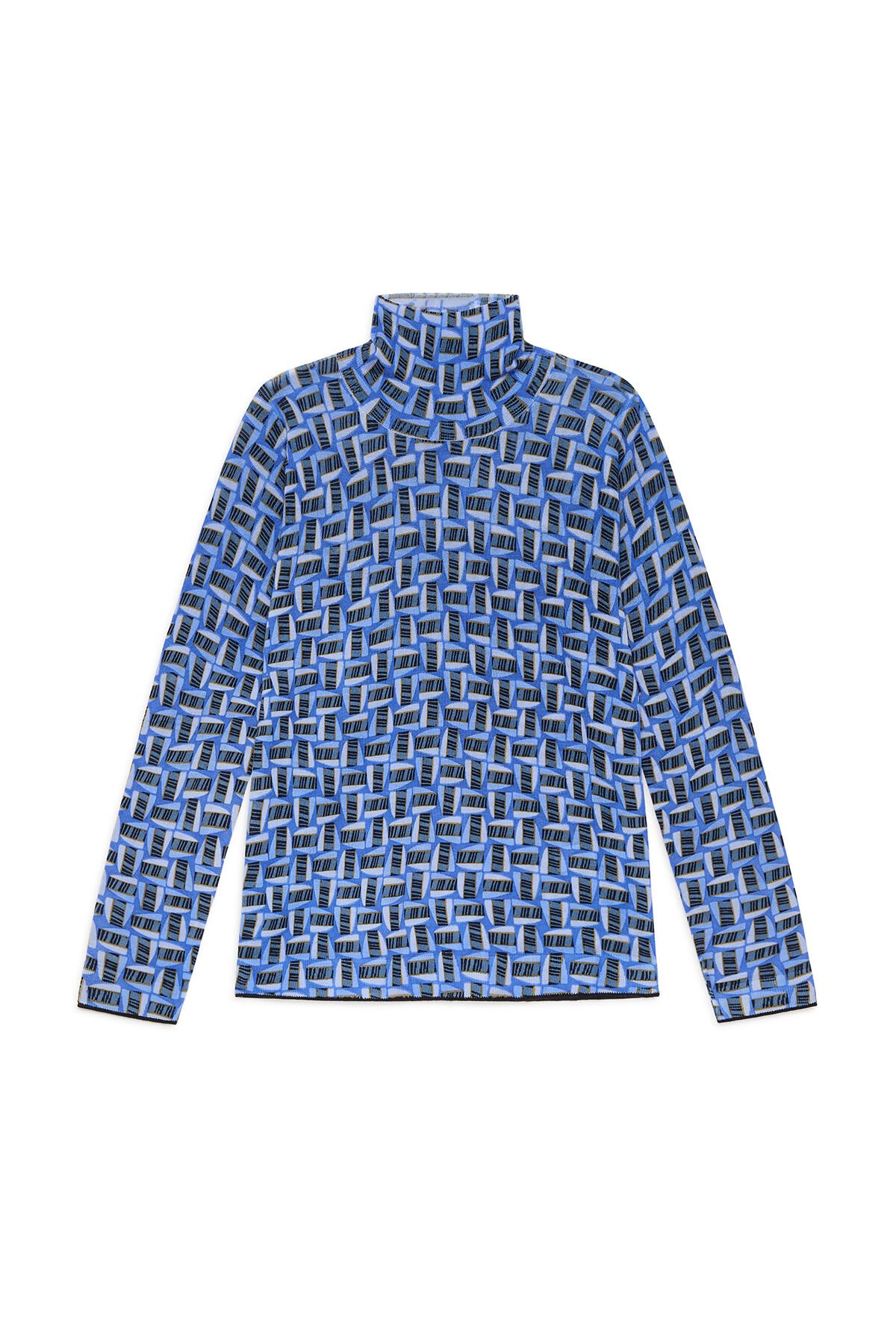 Maliparmi PRINTED KNIT KNITWEAR Blue JQ510478200