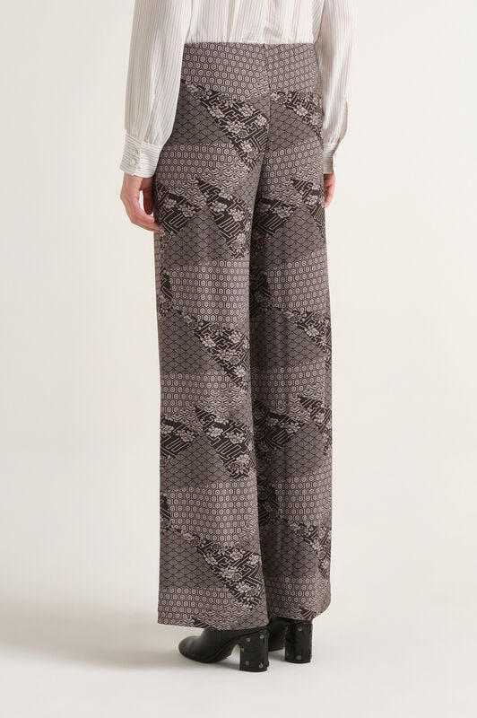 Maliparmi MOSAIC KIMONO TROUSER Grey JH808270679